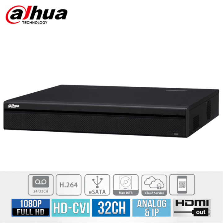 CVI Видеорегистратор Dahua DH-HCVR5432L-S2 на 32 камеры 