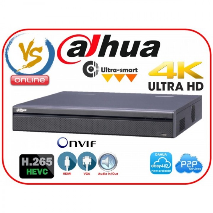 IP видеорегистратор Dahua DH-NVR4108HS-4KS2 на 8 камер