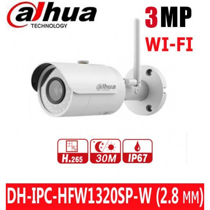 Dahua DH-IPC-HFW1320SP-W (2.8 мм) WI-FI IP видеокамера на 3 MP